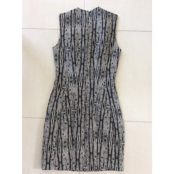 L'Agence Bodycon Mini Dress Multicolor Print V Neck - Picture 7 of 10